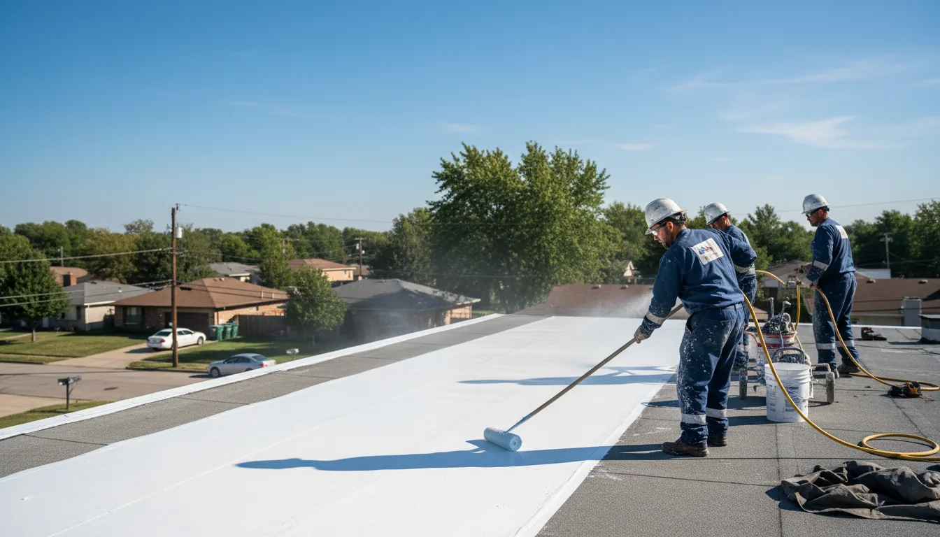 Commercial roof coating in Woodbridge, CA near me